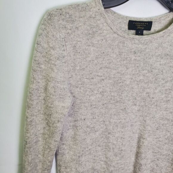 Charter Club 100% Cashmere Sweater Gray Small - Picture 4 of 7